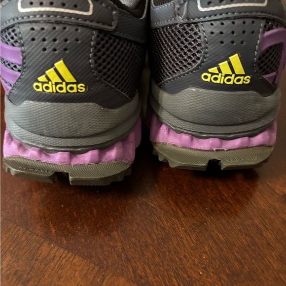 Adidas Women's Black and Purple Trail Shoes - Picture 5 of 8